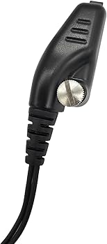 Amazon.com: HELETUL Earpiece with Mic K2 Headphone Radio Headset